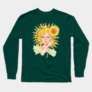 Sunflower Girl Long Sleeve T-Shirt